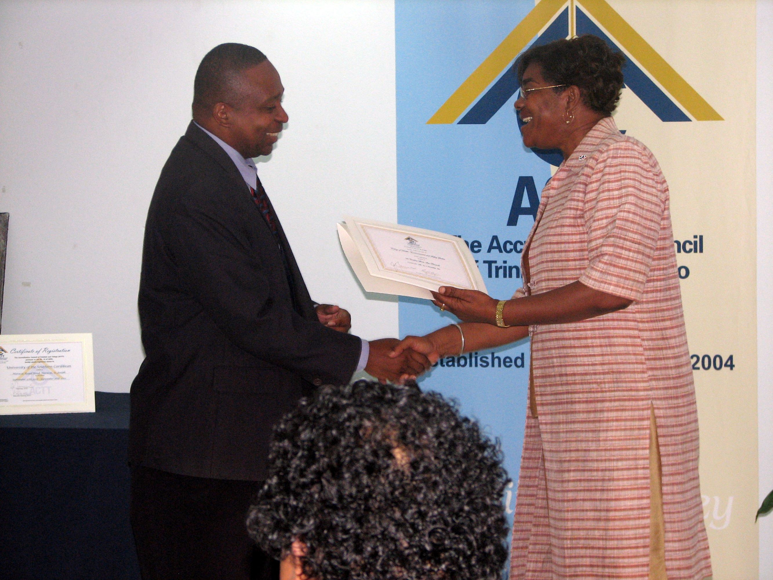 ACTT registers its first Tertiary Level Institution in Trinidad - USC.jpg